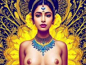 Indian beauty with natural bosom gets introduced be required of your idolization by a hot ray