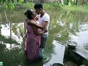 Tarpita increased by Hasikul's hot anal sex adventure with steaming Boudi outside
