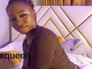 Black girl moans hard while getting her pussy drilled in doggystyle